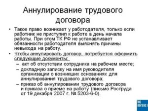 Как Уволить Работника не Приступившего к Работе