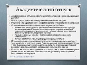 Как Восстановиться После Академического Отпуска