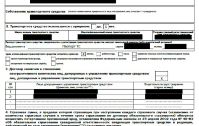 Как заполнить электронный полис ОСАГО?