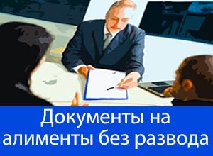 Какие документы нужны для подачи на алименты в браке: перечень