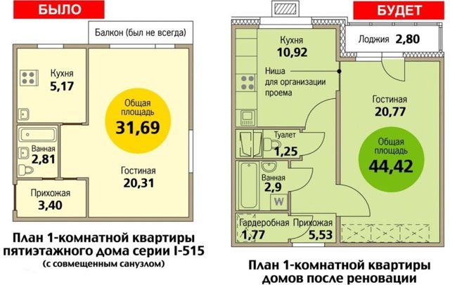 Какие планировки предложат в новых квартирах переселенцам по реновации