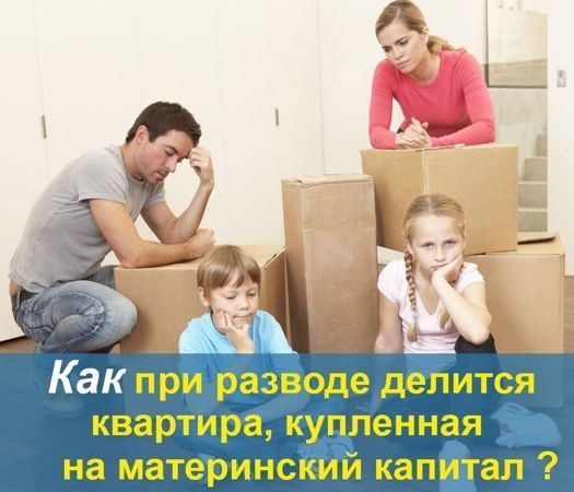 Какой порядок раздела имущества при разводе с малышами предусмотрен