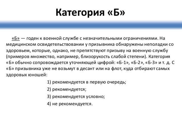 Категория б3 в военном билете &mdash; значение для жизни мужчины