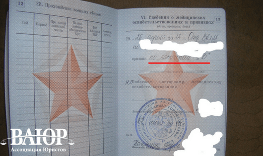 Категория годности в военном билете &mdash; где посмотреть и что значит