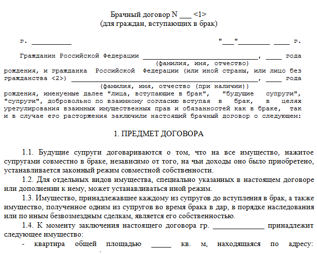 Когда брачный договор может быть признан недействительным