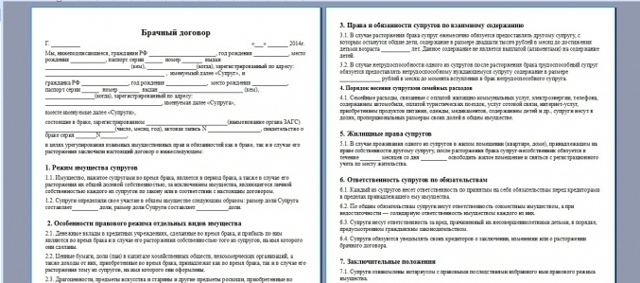 Когда брачный договор может быть признан недействительным
