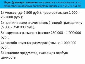 Крупное Хищение от Какой Суммы