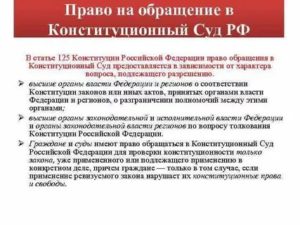 Кто Может Обратиться в Конституционный Суд рф