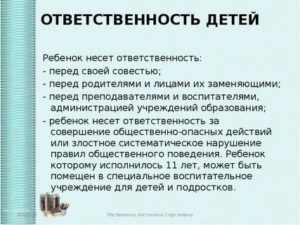 Кто несет ответственность за кражу в детском саду