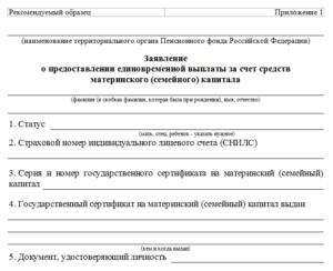 Куда подавать заявление на материнский капитал