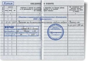 Куда Требуется Копия Трудовой Книжки Заверенная Работодателем