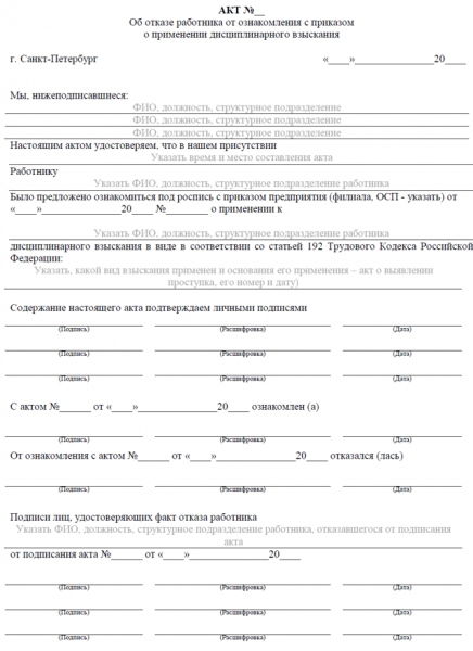 Меры дисциплинарного взыскания по трудовому кодексу