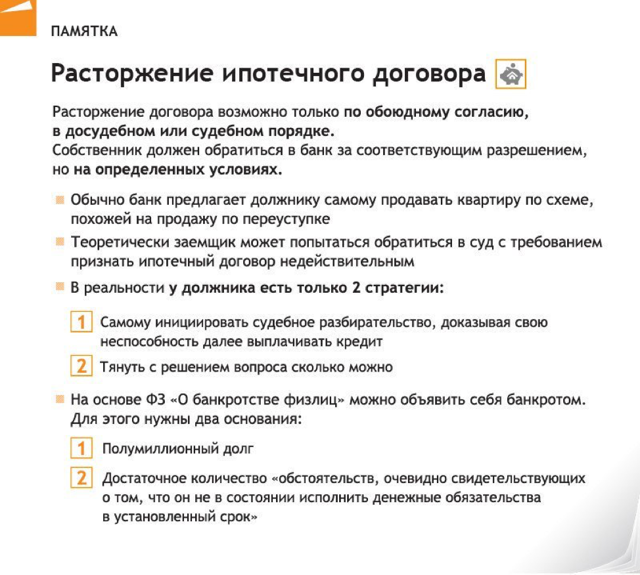 Можно ли отказаться от ипотеки &mdash; законные основания