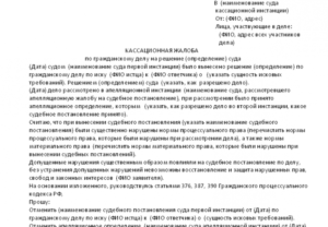 Можно ли подать две кассационные жалобы