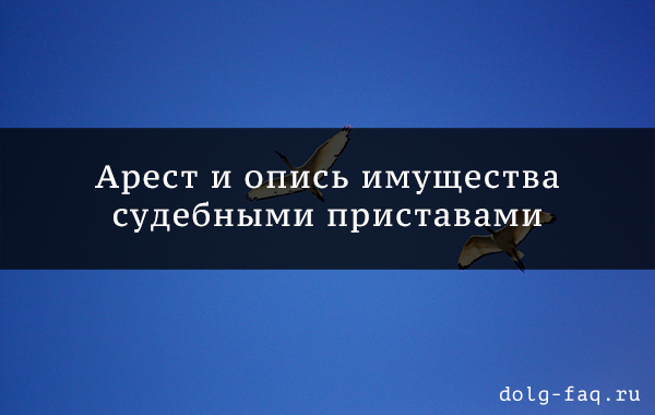 Наложение ареста на имущество приставами: основания и исключения, процедура, как узнать об аресте
