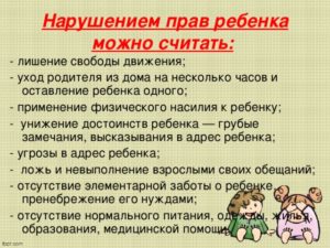Нарушения прав детей в современном мире