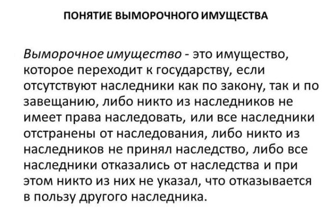 Наследование выморочного имущества органами местного самоуправления
