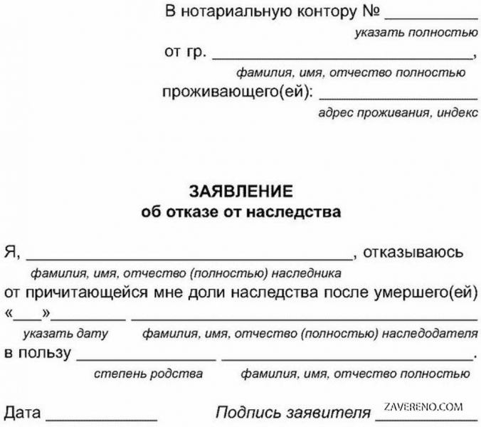 Наследство с обременением