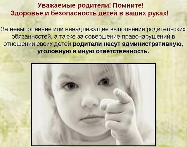 Ненадлежащее исполнение родительских обязанностей