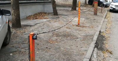 Незаконный захват территории под парковку