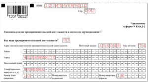 Образец заполнения заявление енвд 4 бланк 2020