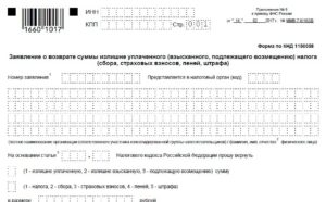 Образец заполнения заявления на возврат ндфл по патенту