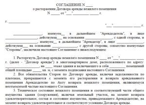 Одностороннее расторжение договора аренды арендодателем