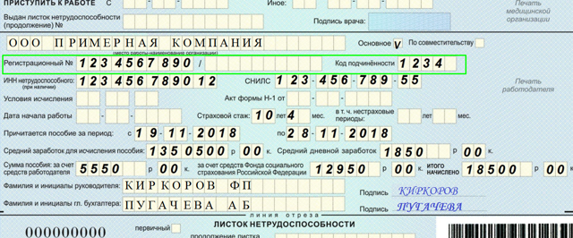 Оформление больничного листа &mdash; поэтапное заполнение документа