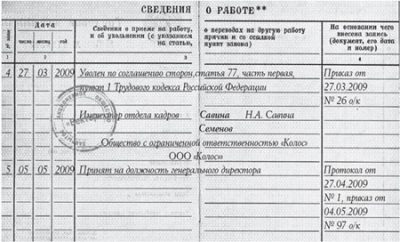 Оформление директора ООО на работу