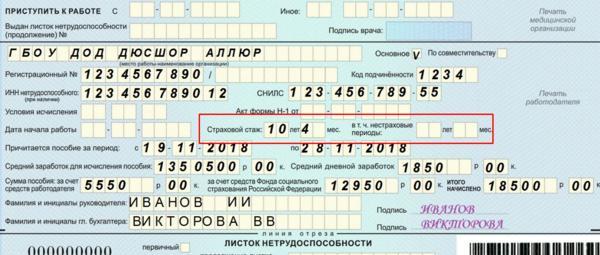 Оформление электронного больничного листа: как получить, образец заполнения