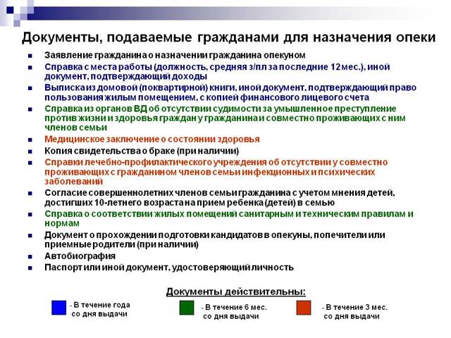 Оформление опекунства над ребенком &mdash; необходимая документация