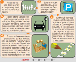 Парковочное разрешение многодетной семьи где можно парковаться?