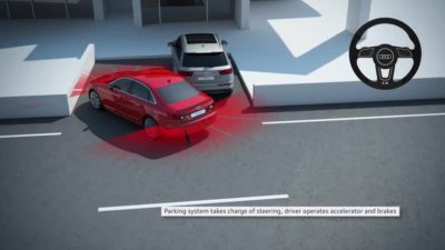 Парковочный автопилот с датчиками парковки