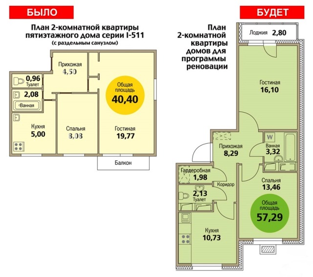 Планировка квартир по программе реновации &mdash; все о проекте