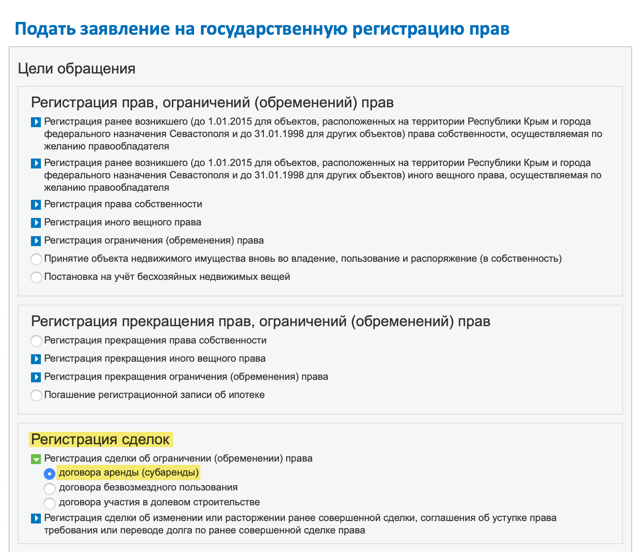 Подробное описание регистрации договора аренды нежилого помещения в росреестре
