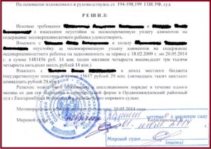 Подсудность иска о взыскании неустойки по алиментам