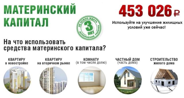Погашение ипотеки материнским капиталом в сбербанке