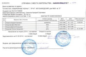 Получить справку о прописанных в квартире в мфц