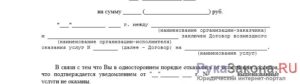 Претензия по договору оказания услуг межу физическими лицами, образец