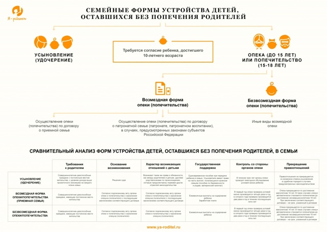 Приемная семья, порядок оформления ребенка новыми родителями
