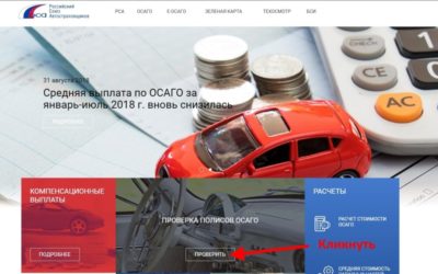 Проверка автомобиля по полису ОСАГО