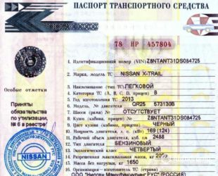 ПТС выдан взамен утилизированного что это значит?
