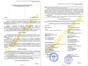 Рамочный договор поставки образец бланк