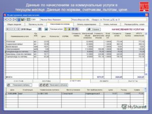 Расчёт затрат по договору о возмещении коммунальных услуг