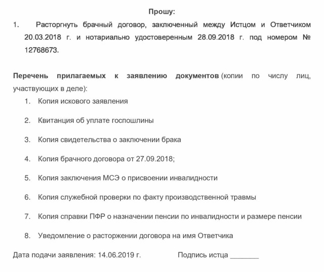 Расторжение брачного договора &mdash; условия расторжения