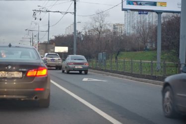 Размер штрафа за езду по автобусной полосе