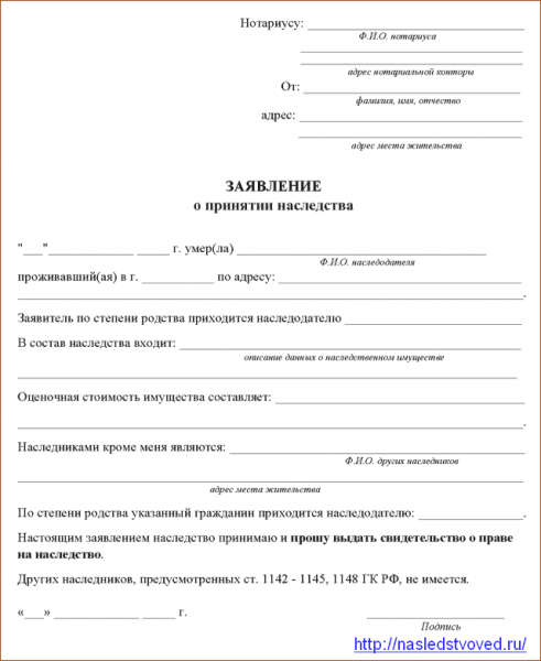 С какого момента считается вступление в наследство?