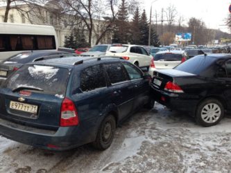 Штраф за ДТП на парковке