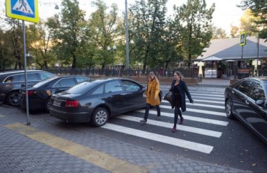 Штраф за остановку на зебре
