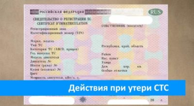 Штраф за отсутствие СТС